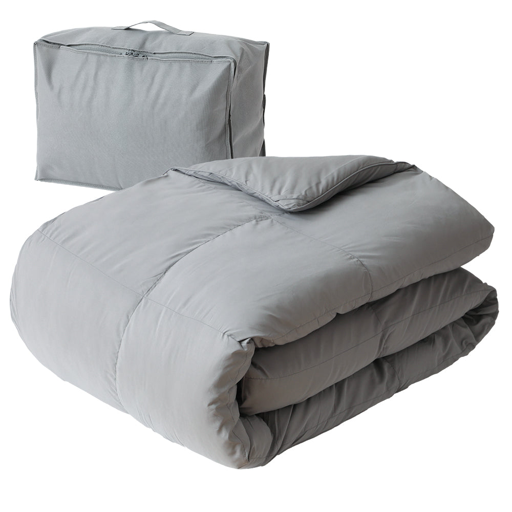 人工羽毛／エアロゲル中わた／洗える】丸洗いできる軽ふわ掛け布団