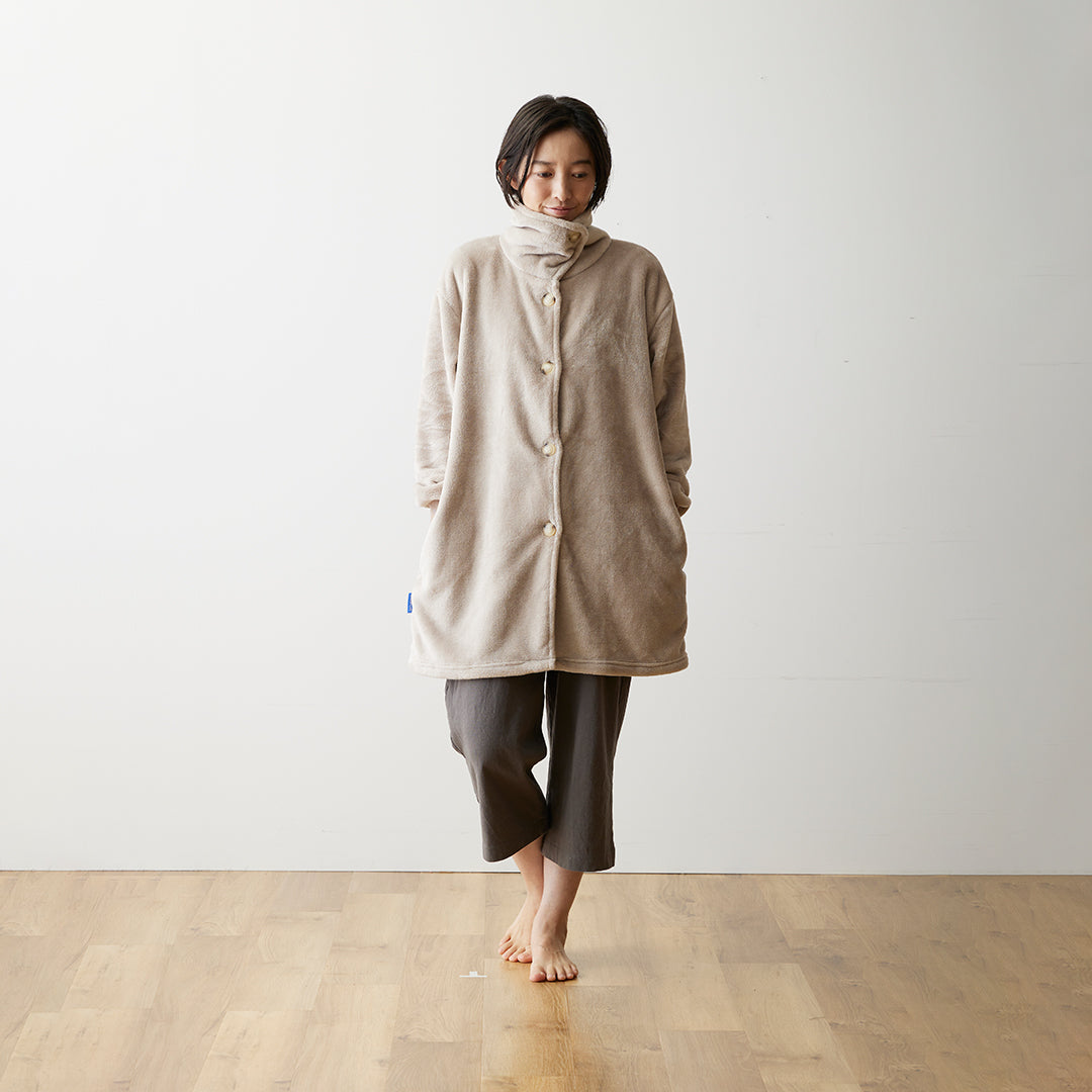 mofua プレミアムマイクロファイバー着る毛布 3wayハイネックタイプ